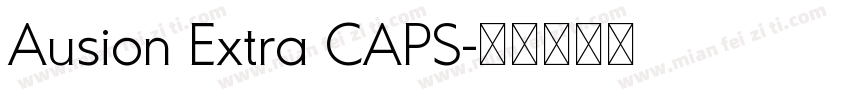 Ausion Extra CAPS字体转换